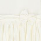 Baby Girls Ivory Pleated Bodysuit Dress, 1, hi-res