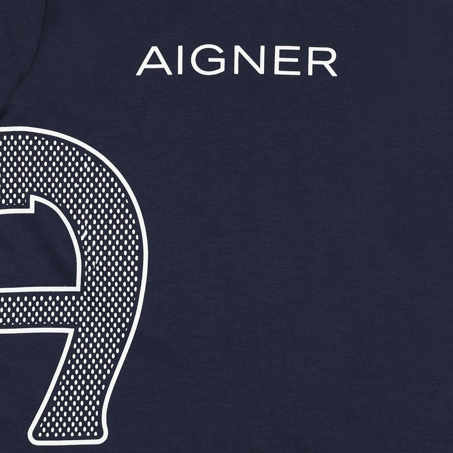 Younger Boys Navy Blue Logo T-Shirt, 3, hi-res