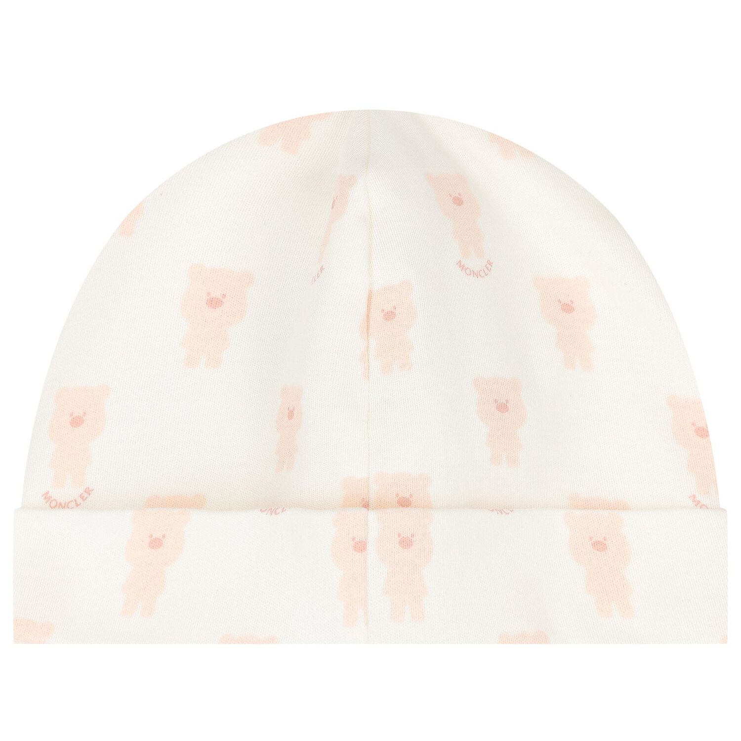 Baby Girls Ivory & Pink Teddy Bear Logo Babygrow Set, 1, hi-res