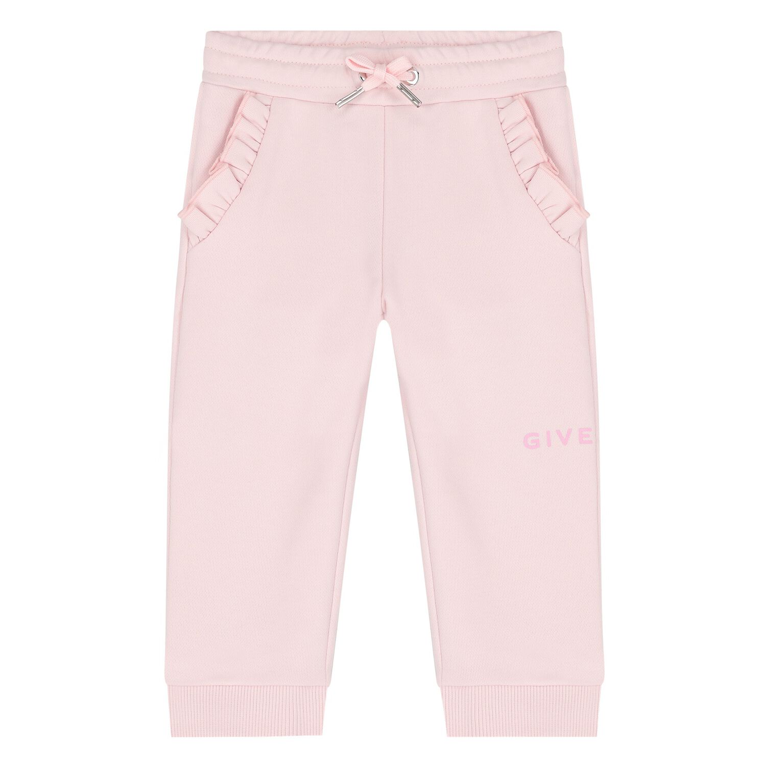 Younger Girls Pink Logo Joggers, 1, hi-res image number null