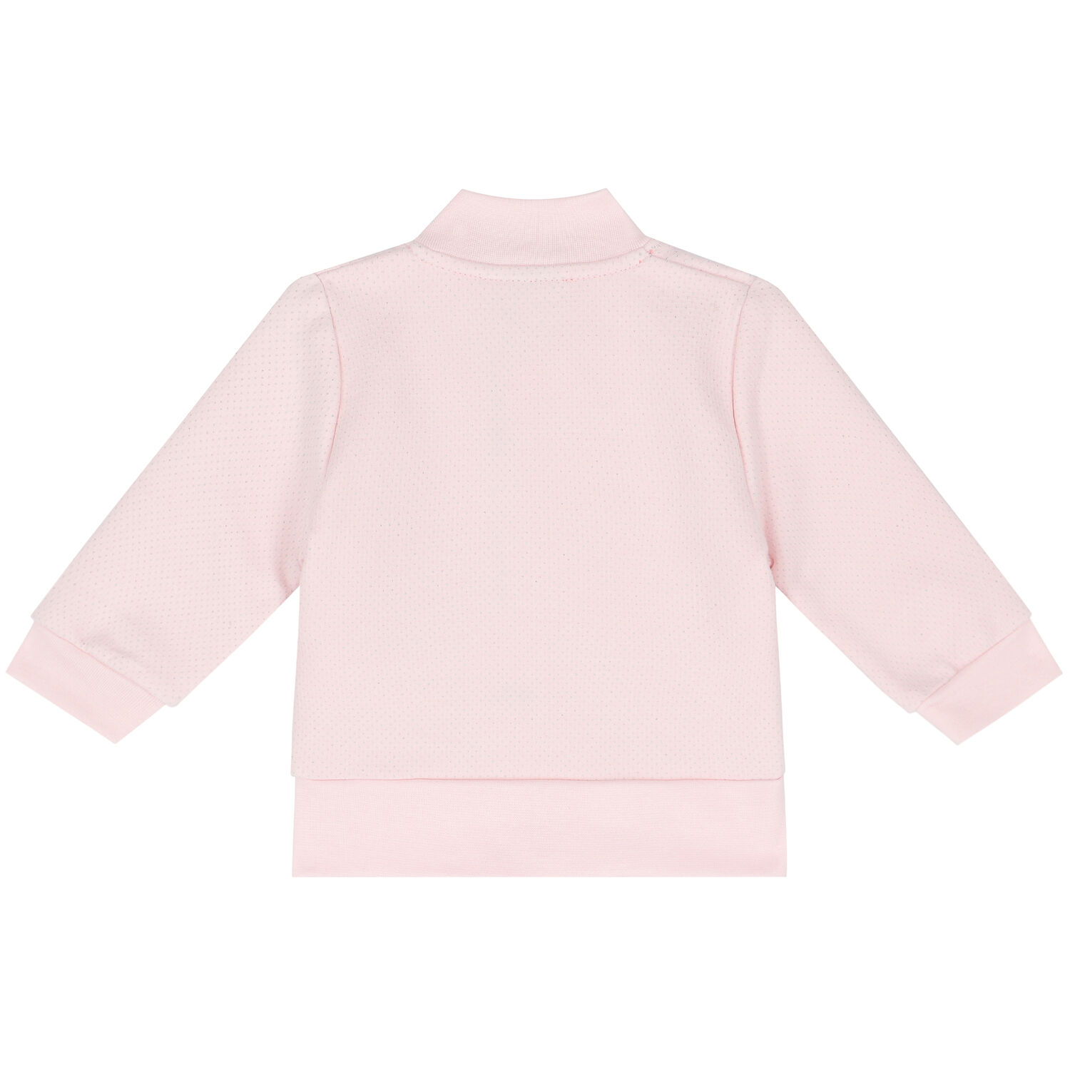 Baby Girls Pink Logo Zip Up Top, 1, hi-res