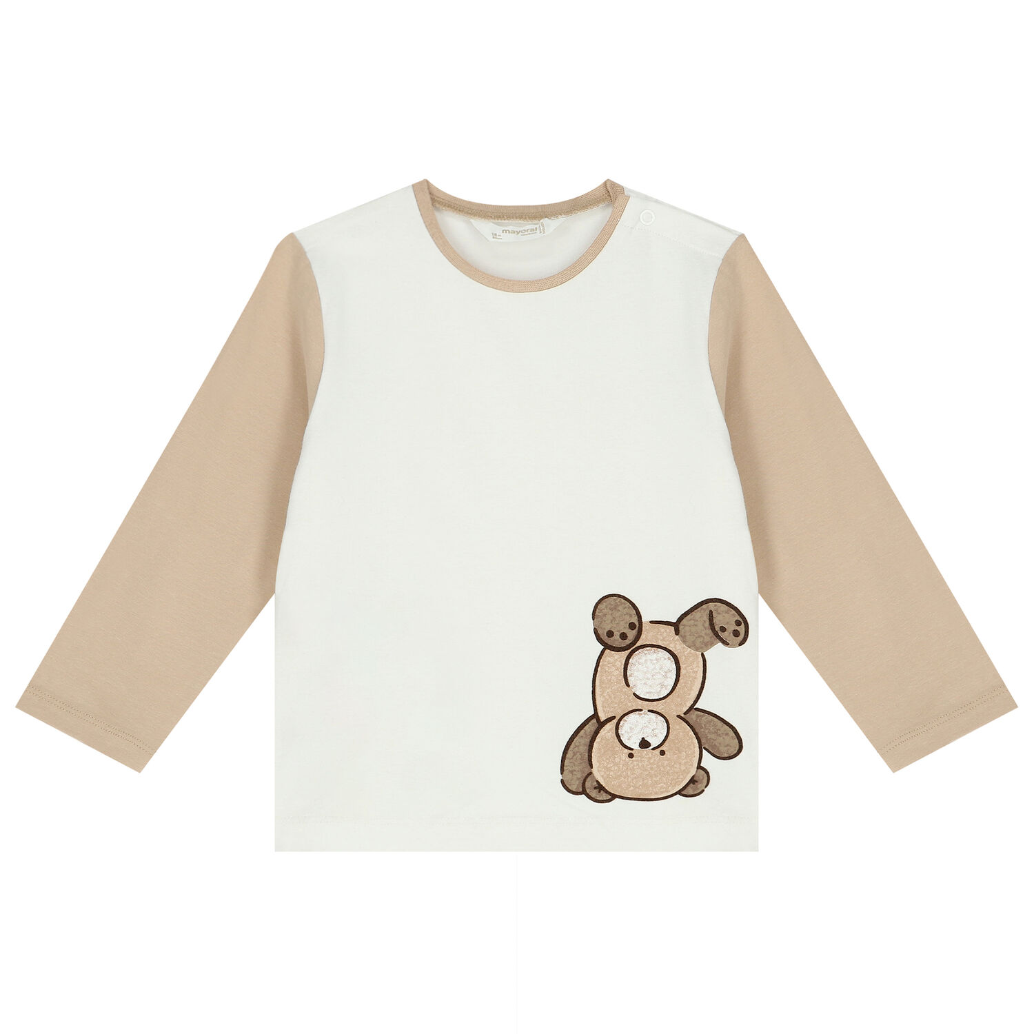 Baby Boys Ivory & Beige Long Sleeve Tops ( 2-Pack )&Acirc;&nbsp;, 1, hi-res