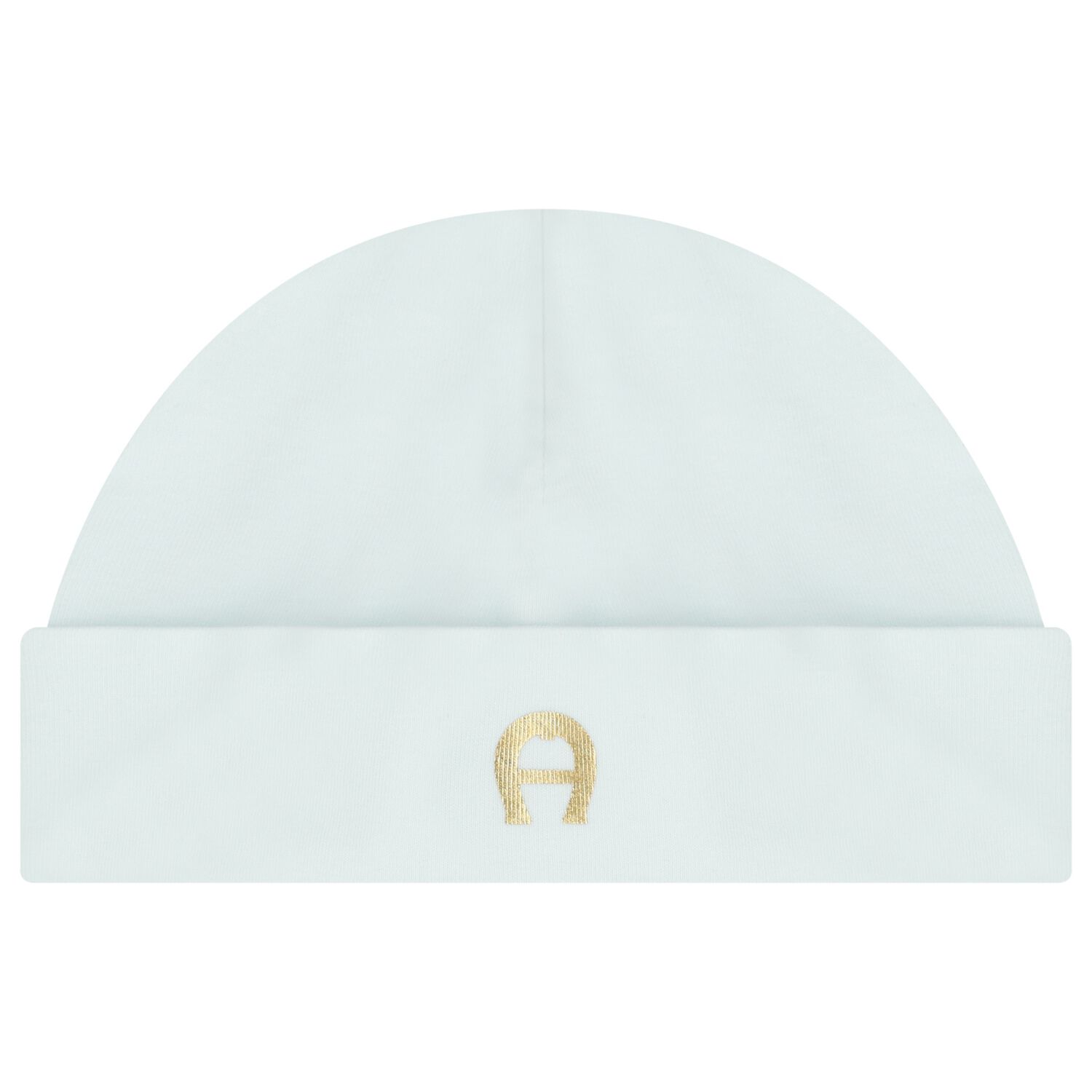Baby Boys Blue & Gold Logo Hat, 2, hi-res