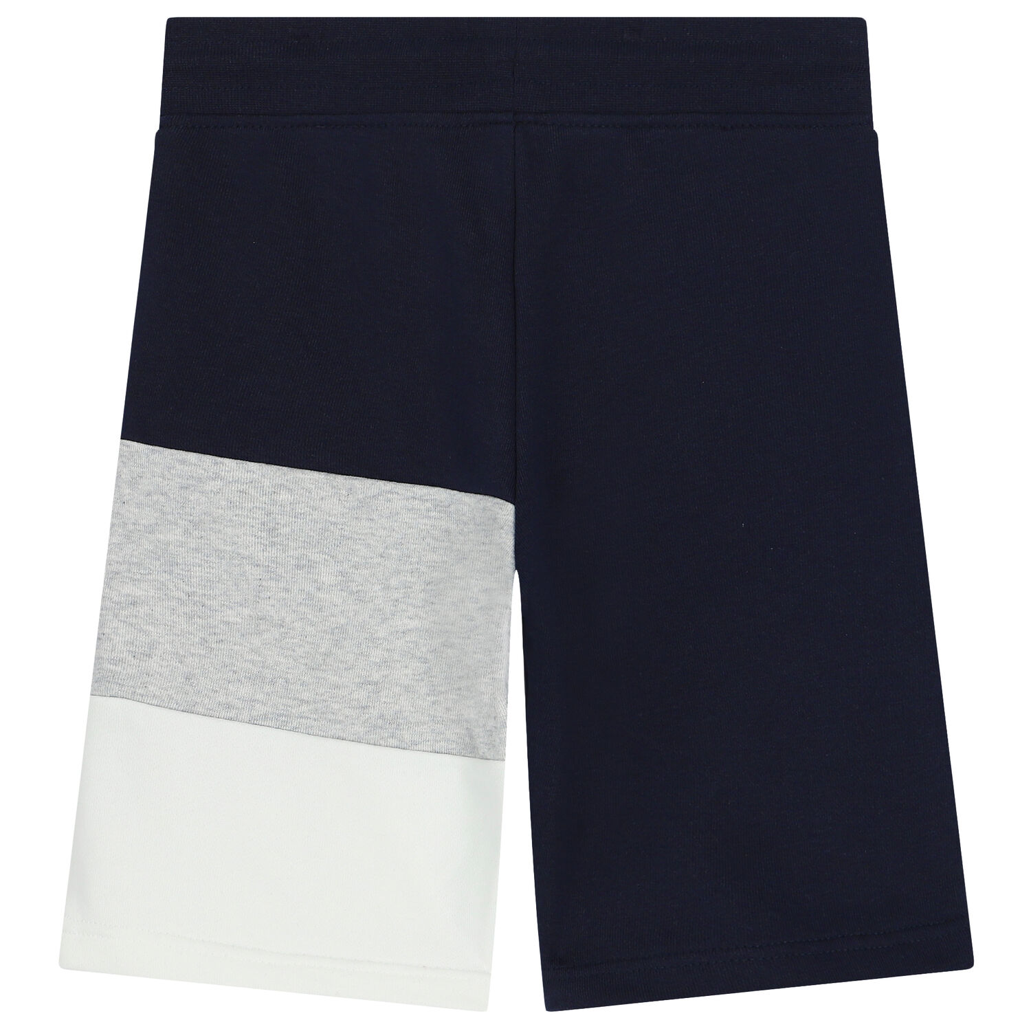 Boys Navy Blue Logo Shorts, 2, hi-res