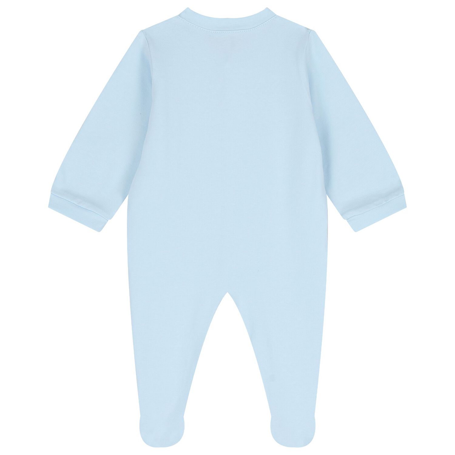 Baby Boys Blue Logo Babygrow, 1, hi-res