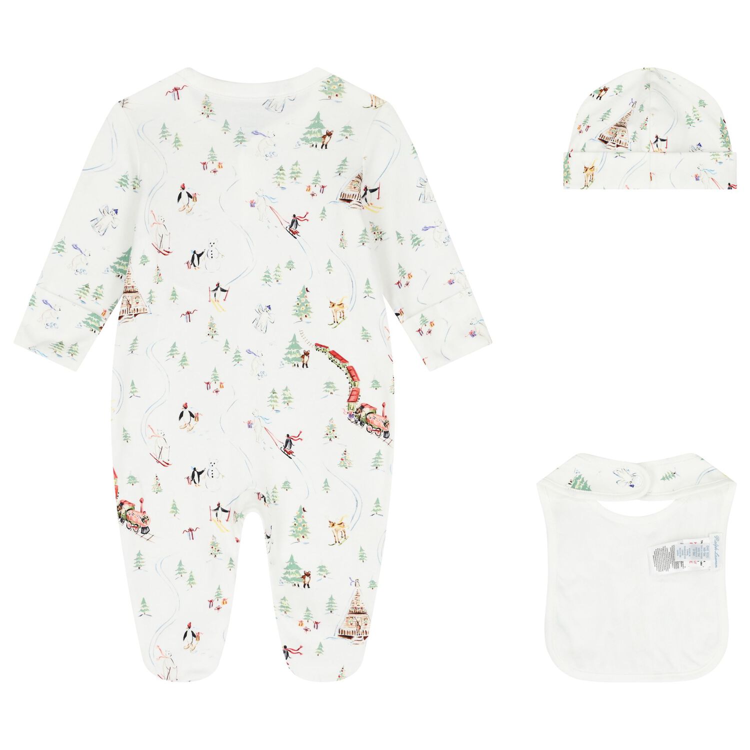 White Festive Babygrow Gift Set, 1, hi-res