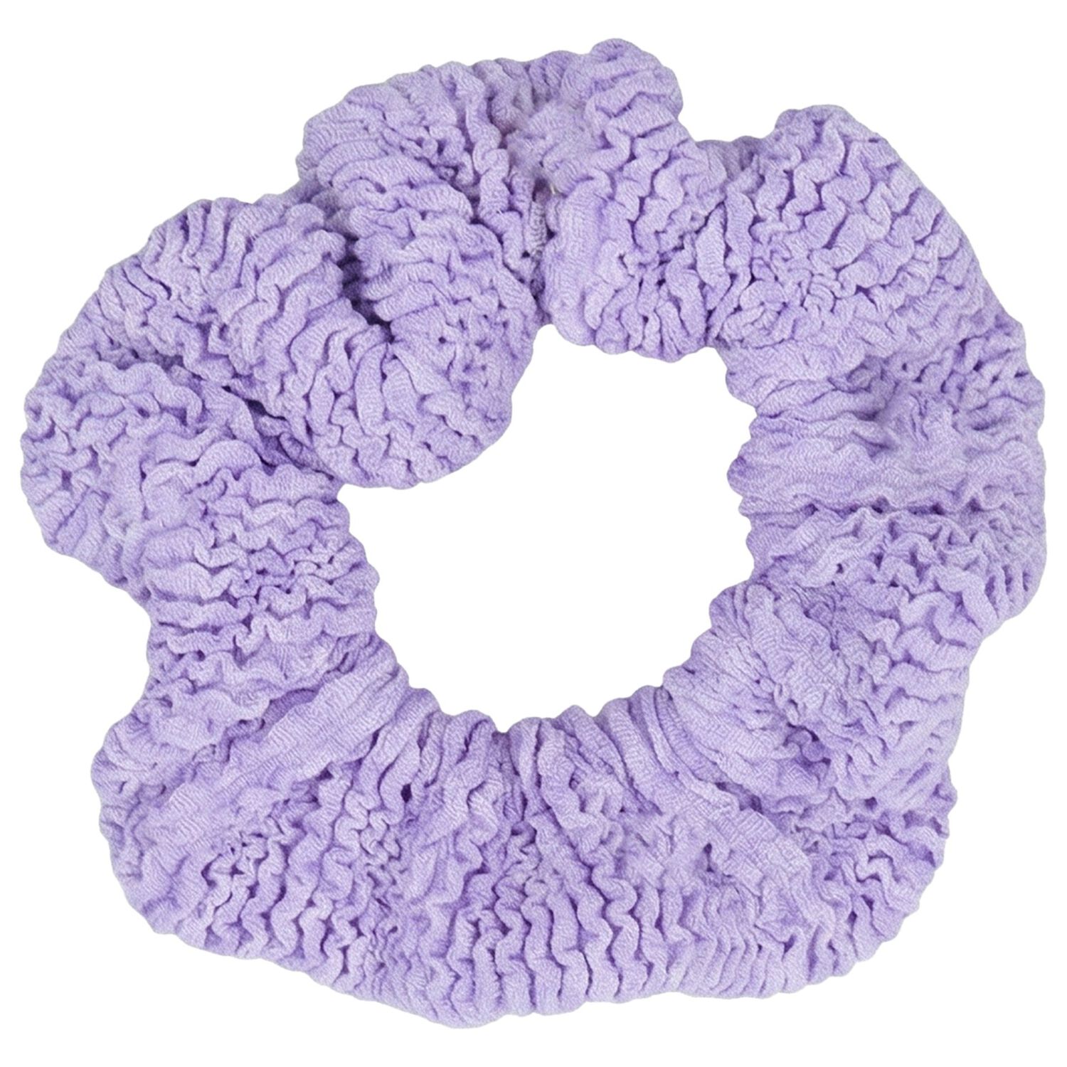 Girls Blue, Yellow & Purple Crinkle Scrunchies ( 3 Pack ), 2, hi-res