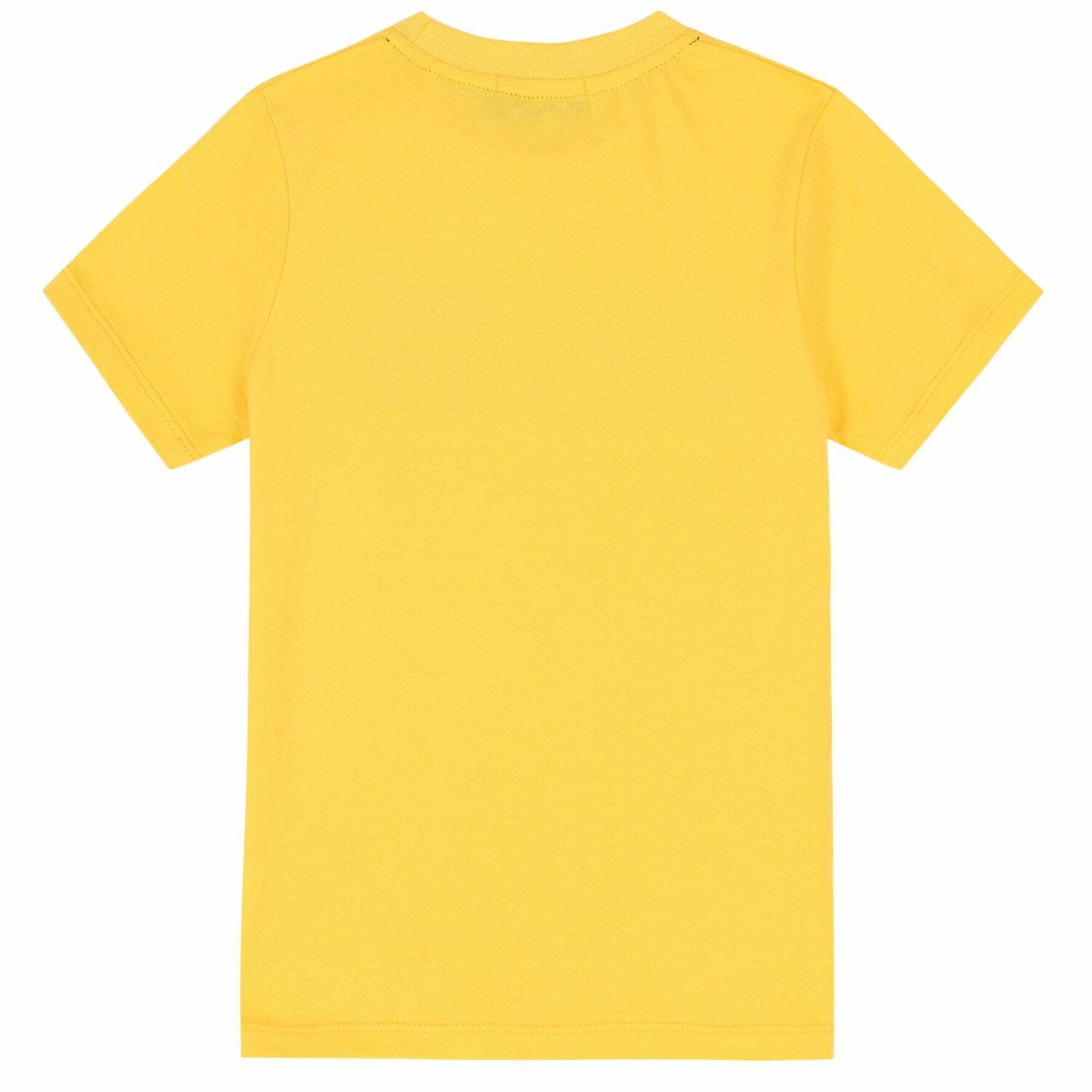 Boys Yellow Logo T-shirt, 1, hi-res
