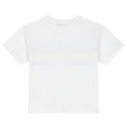 Boys White Logo T-Shirt, 2, hi-res