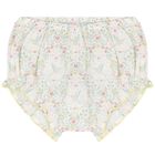 Baby Girls Ivory Floral Dress Set, 1, hi-res