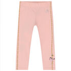 Younger Girls Pink Logo Leggings Set, 1, hi-res