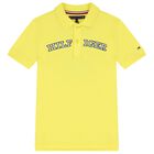 Boys Yellow Logo Polo Shirt, 3, hi-res