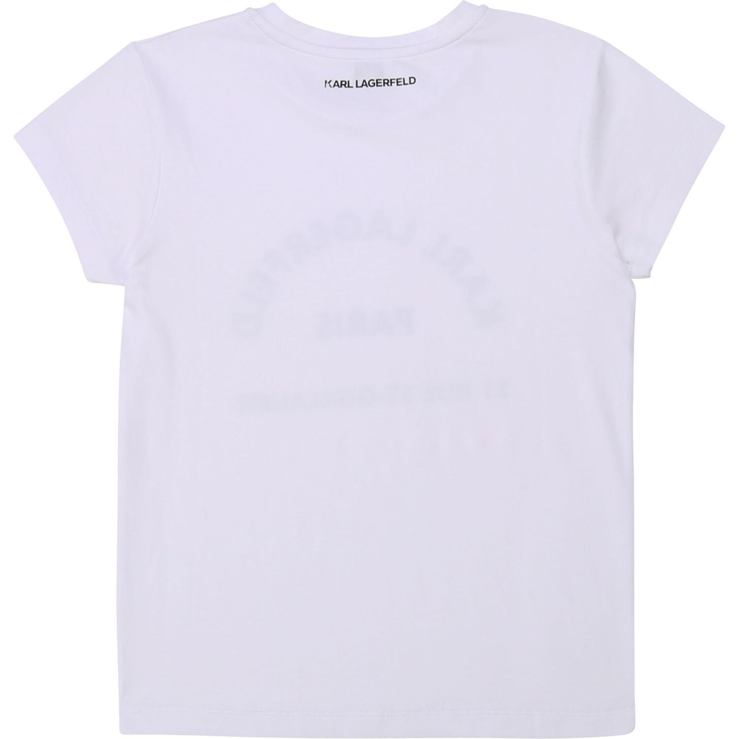 Girls White Logo T-Shirt, 2, hi-res