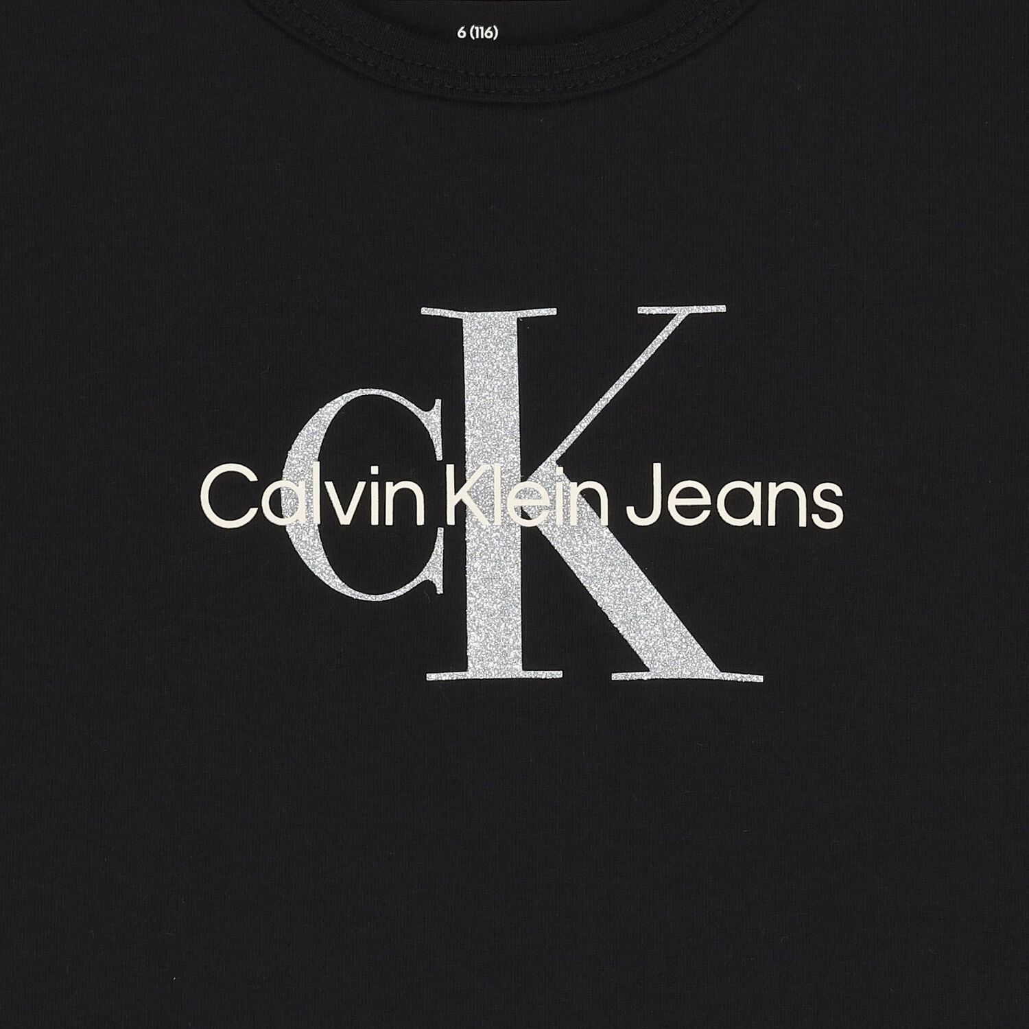 Girls Black Logo T-Shirt, 1, hi-res image number null