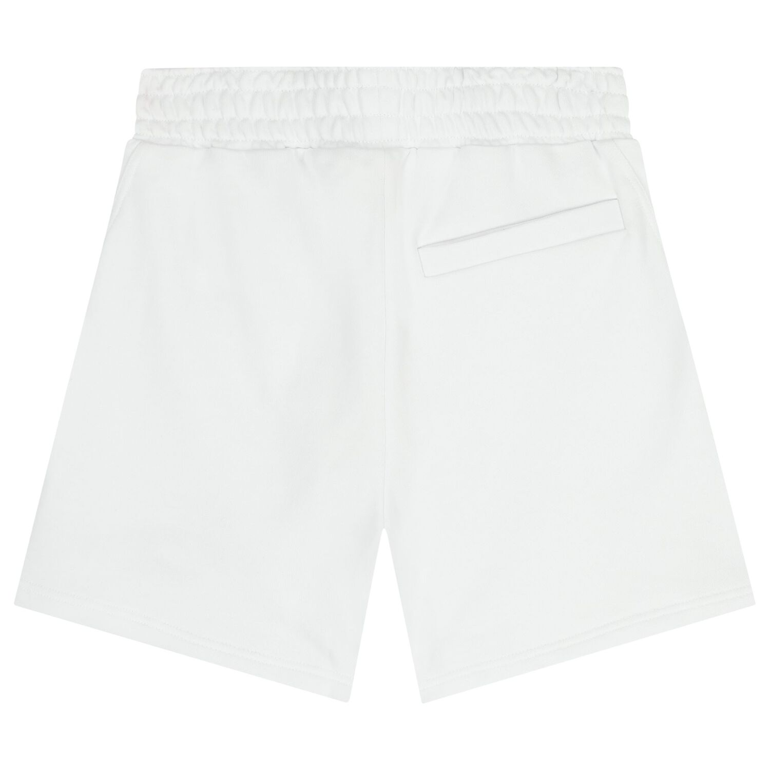 Boys White Logo Shorts, 1, hi-res