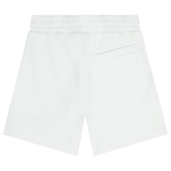 Boys White Logo Shorts