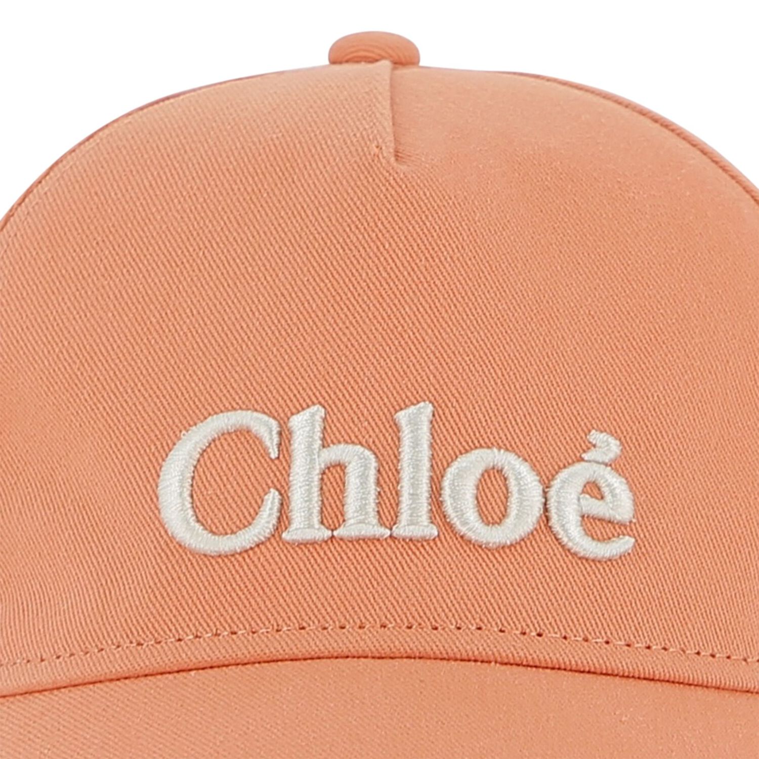 Girls Orange Logo Caps, 1, hi-res