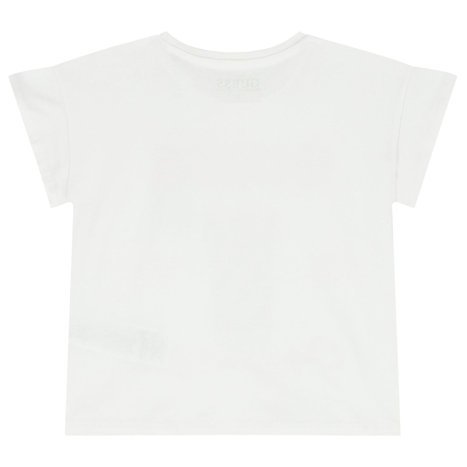 Girls White 'Only Good Vibes' T-Shirt, 1, hi-res