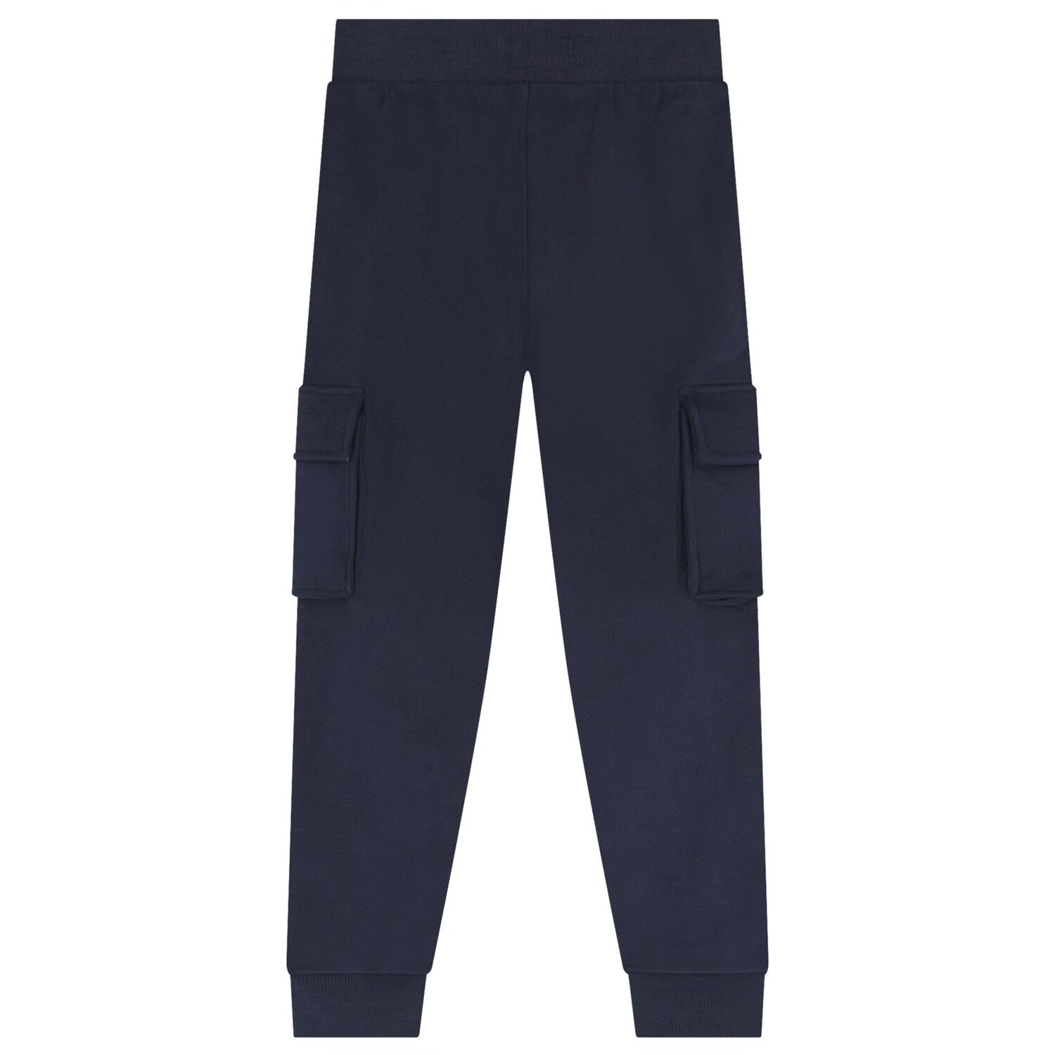 Boys Navy Blue Logo Joggers, 1, hi-res