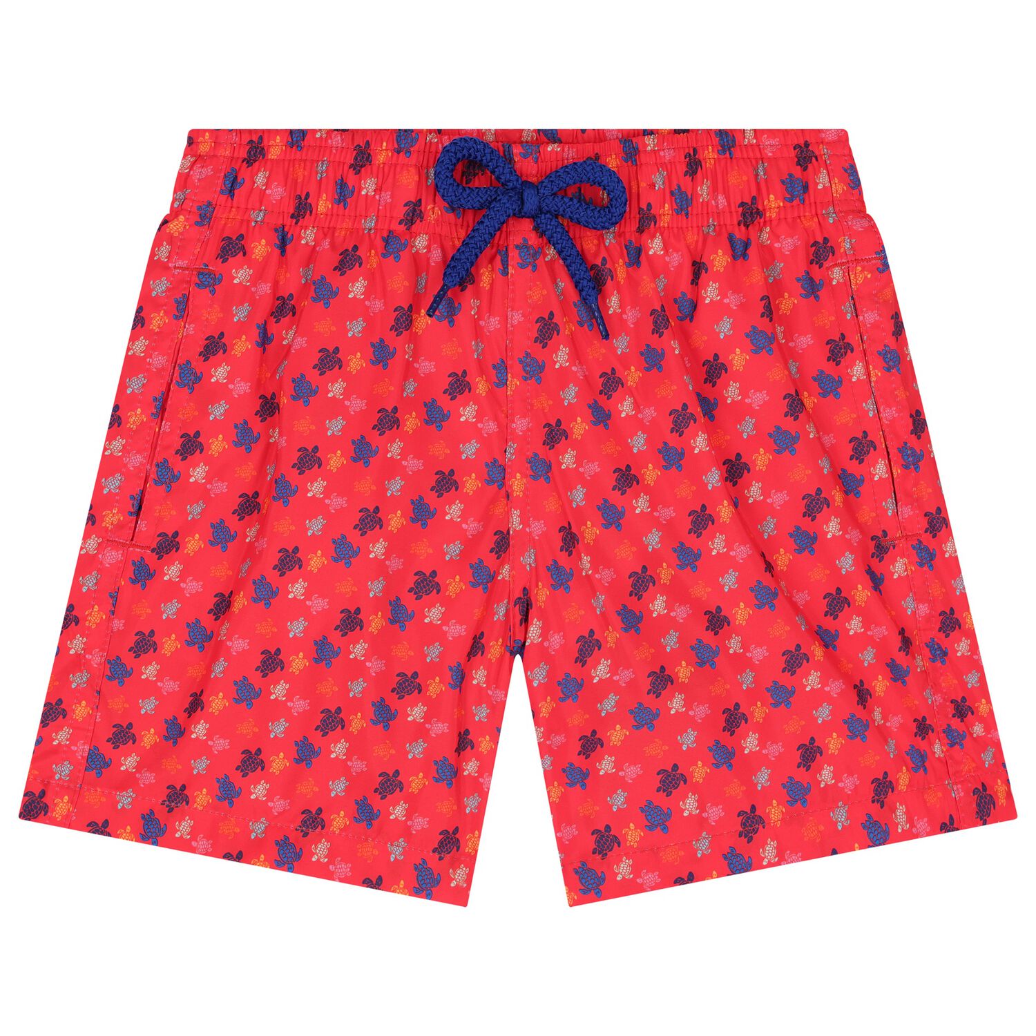 Boys Red Turtle Swim Shorts, 1, hi-res image number null
