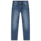 Boys Blue Denim Jeans, 1, hi-res