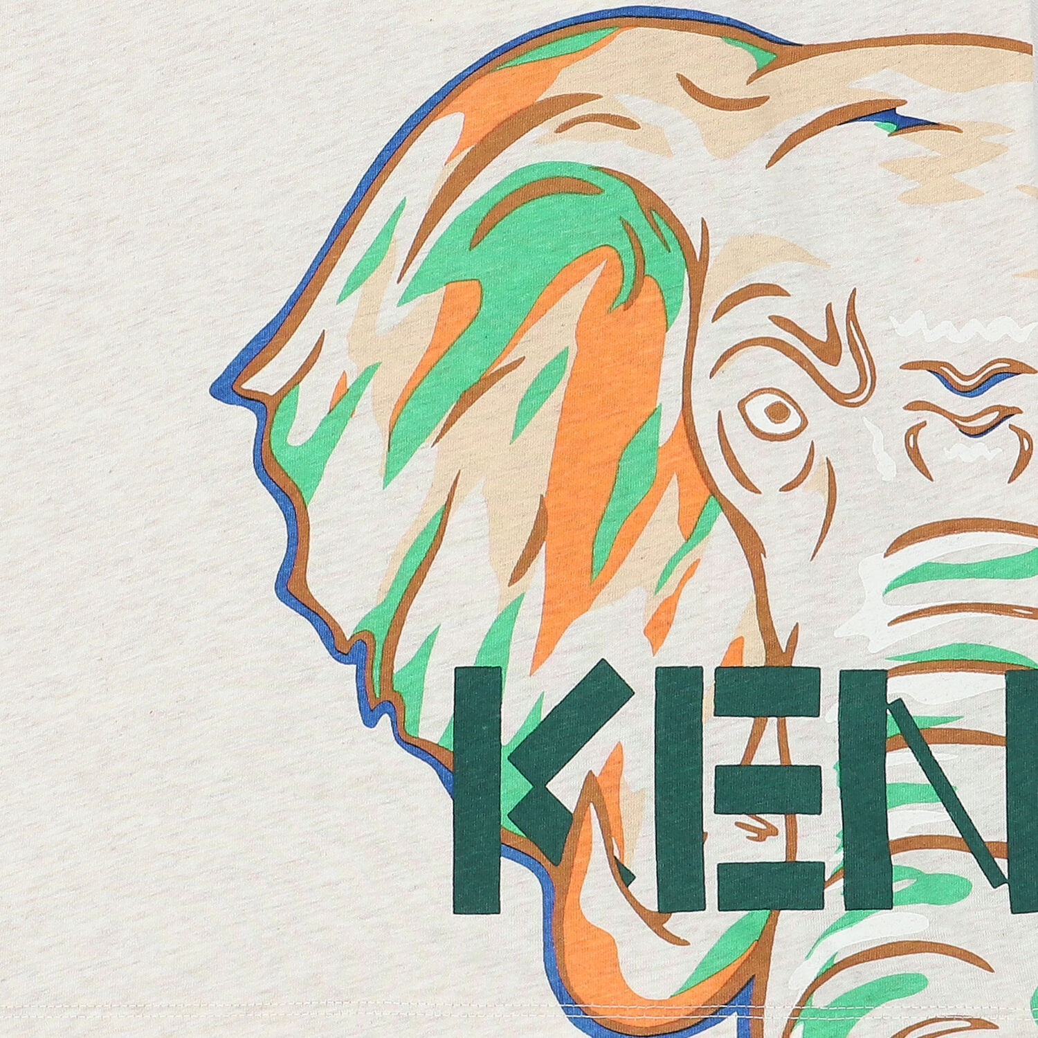 Boys Beige Elephant T-Shirt, 1, hi-res