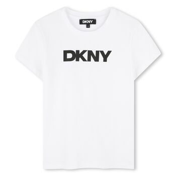 Girls White Logo T-Shirt