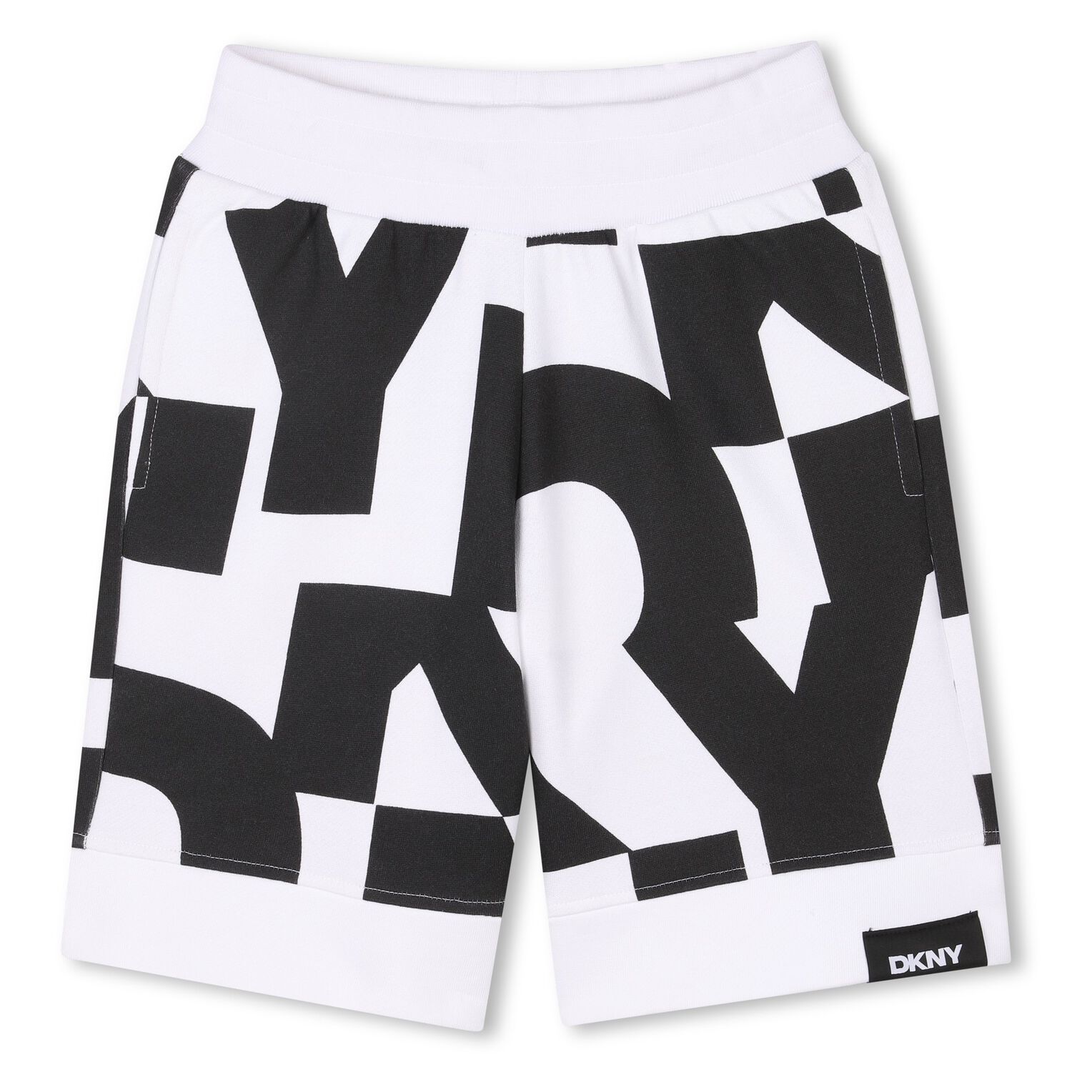 White & Black Logo Shorts, 1, hi-res image number null