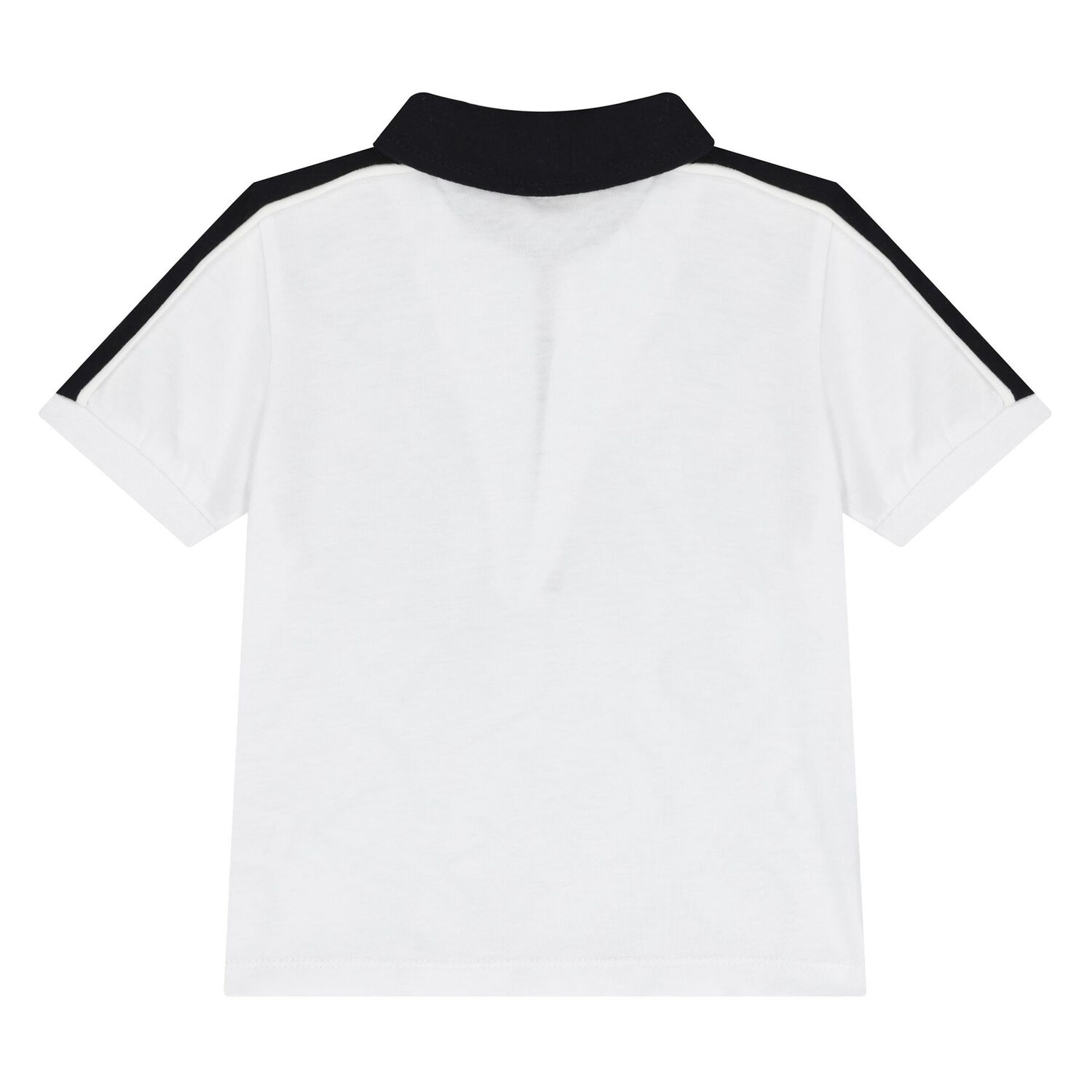 Younger Boys White Logo Polo Shirt, 1, hi-res image number null