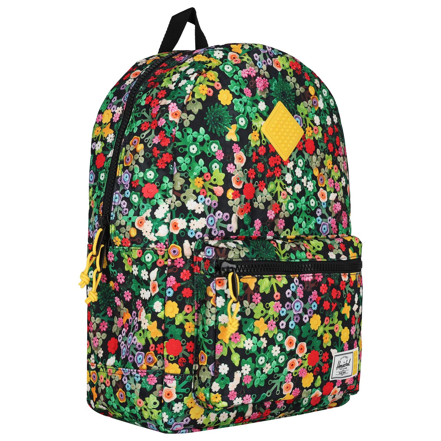 Girls Green Floral LEGO® Backpack, 2, hi-res