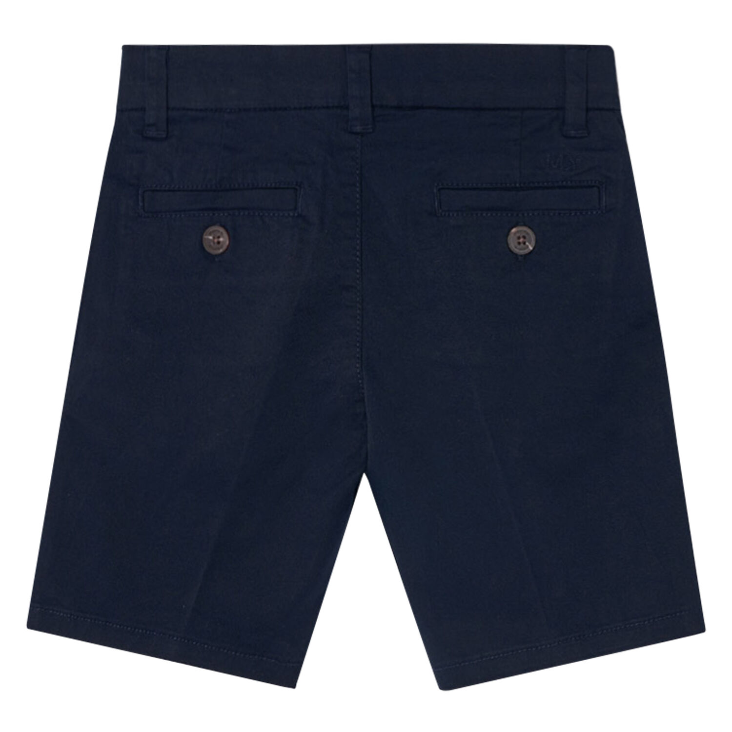 Boys Navy Blue Cotton Shorts, 5, hi-res