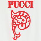 Girls White Logo T-Shirt, 1, hi-res