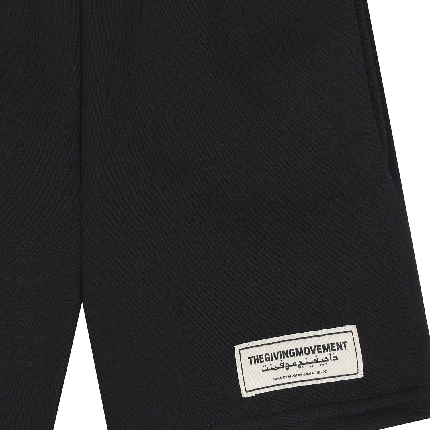 Black Logo Shorts, 1, hi-res