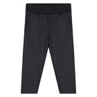 Younger Boys Navy Blue Logo Joggers, 1, hi-res