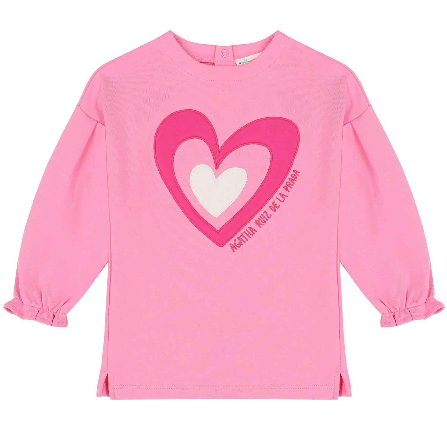 Girls Pink & Blue Heart Leggings Set, 1, hi-res