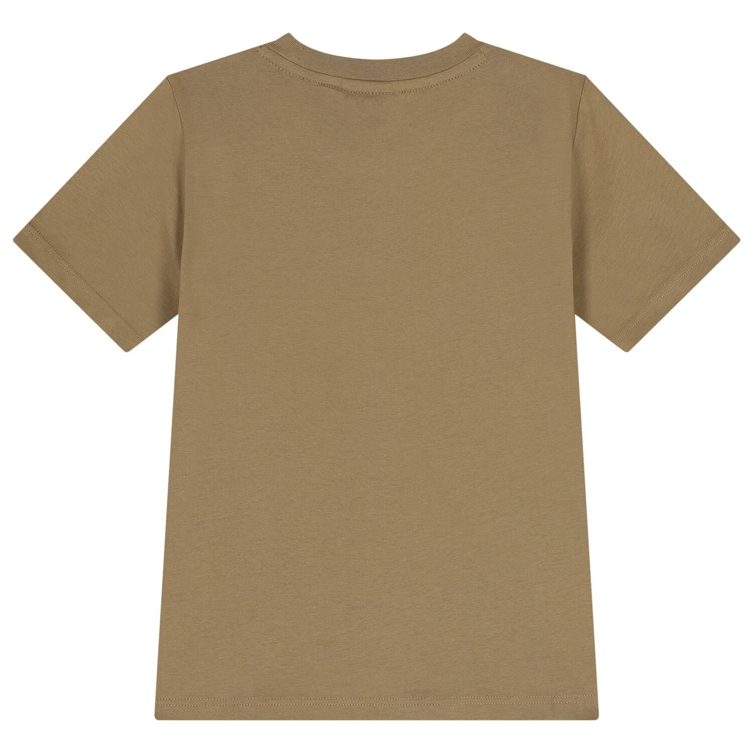Boys Beige Logo T-Shirt, 1, hi-res