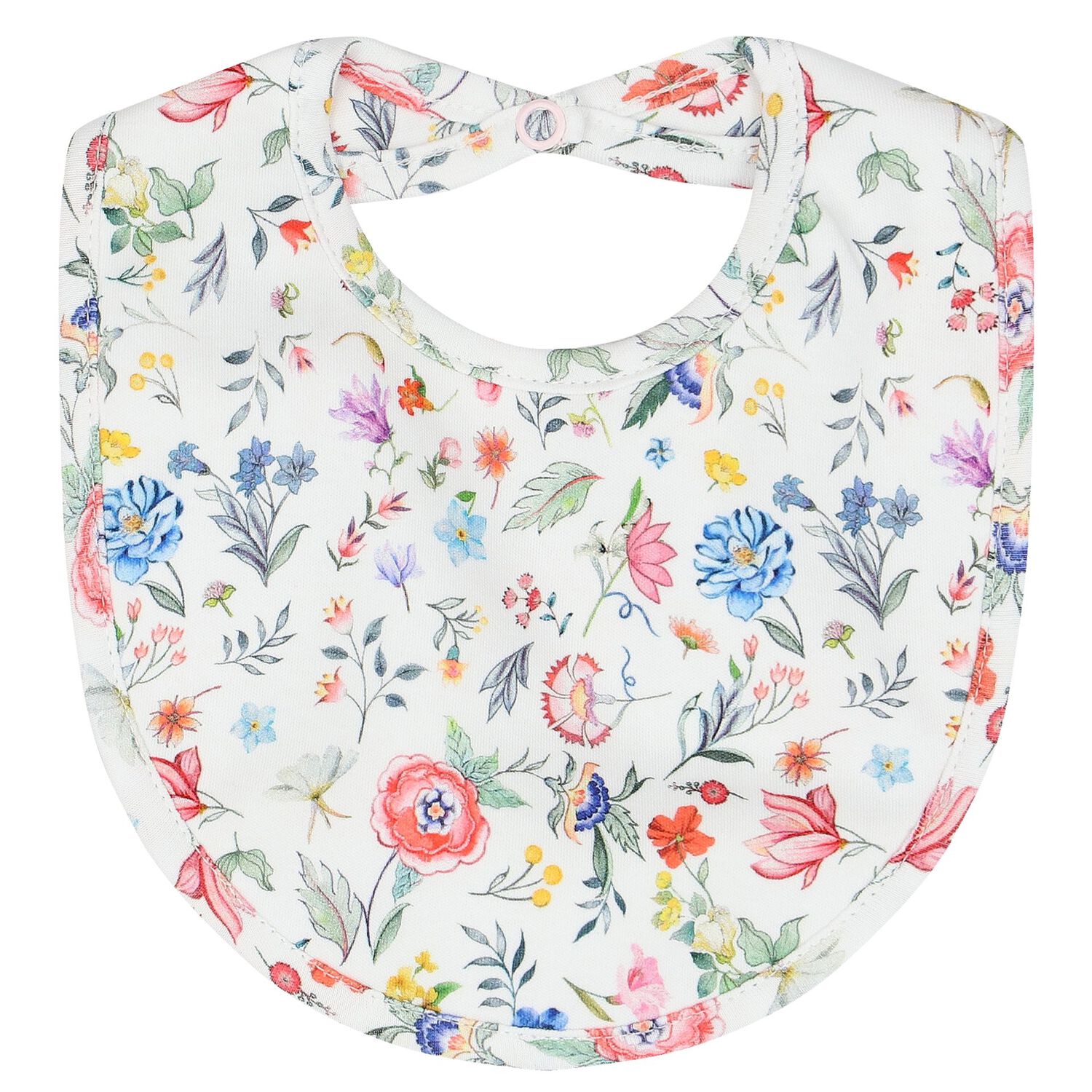 Baby Girls White Floral Babygrow Set, 1, hi-res image number null