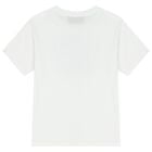 Girls White & Purple Logo T-Shirt, 1, hi-res