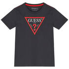 Boys Grey Logo T-Shirt, 6, hi-res