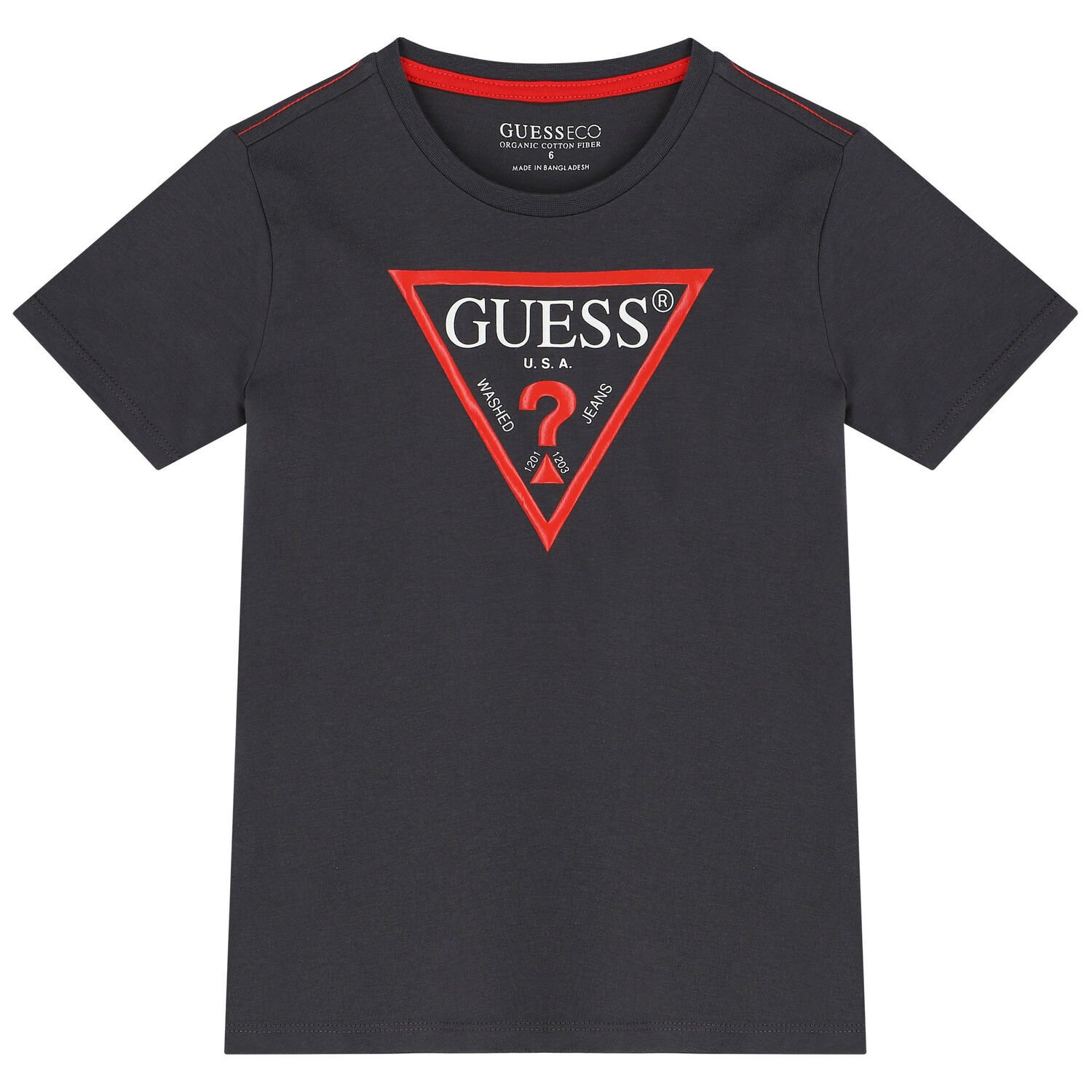 Boys Grey Logo T-Shirt, 6, hi-res