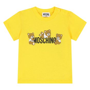 Younger Yellow Teddy Bear Logo T-Shirt