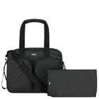 Black Logo Baby Changing Bag, 1, hi-res
