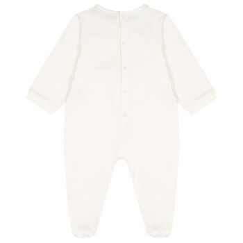 Ivory & Gold Logo Babygrow