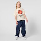 Girls Ivory Boke Flower T-Shirt, 1, hi-res