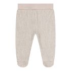 Baby Boys Ivory & Beige Trousers Set, 1, hi-res