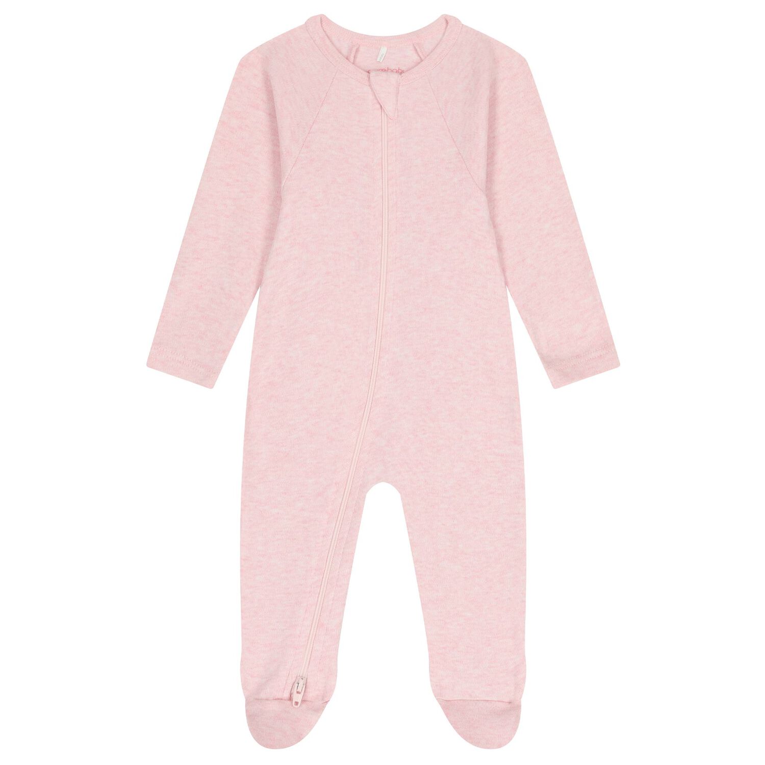 Baby Girls White & Pink Babygrows ( 4 Pack ), 4, hi-res image number null