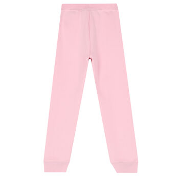 Girls Pink Heart Joggers