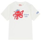 Boys White Octopus T-Shirt, 1, hi-res
