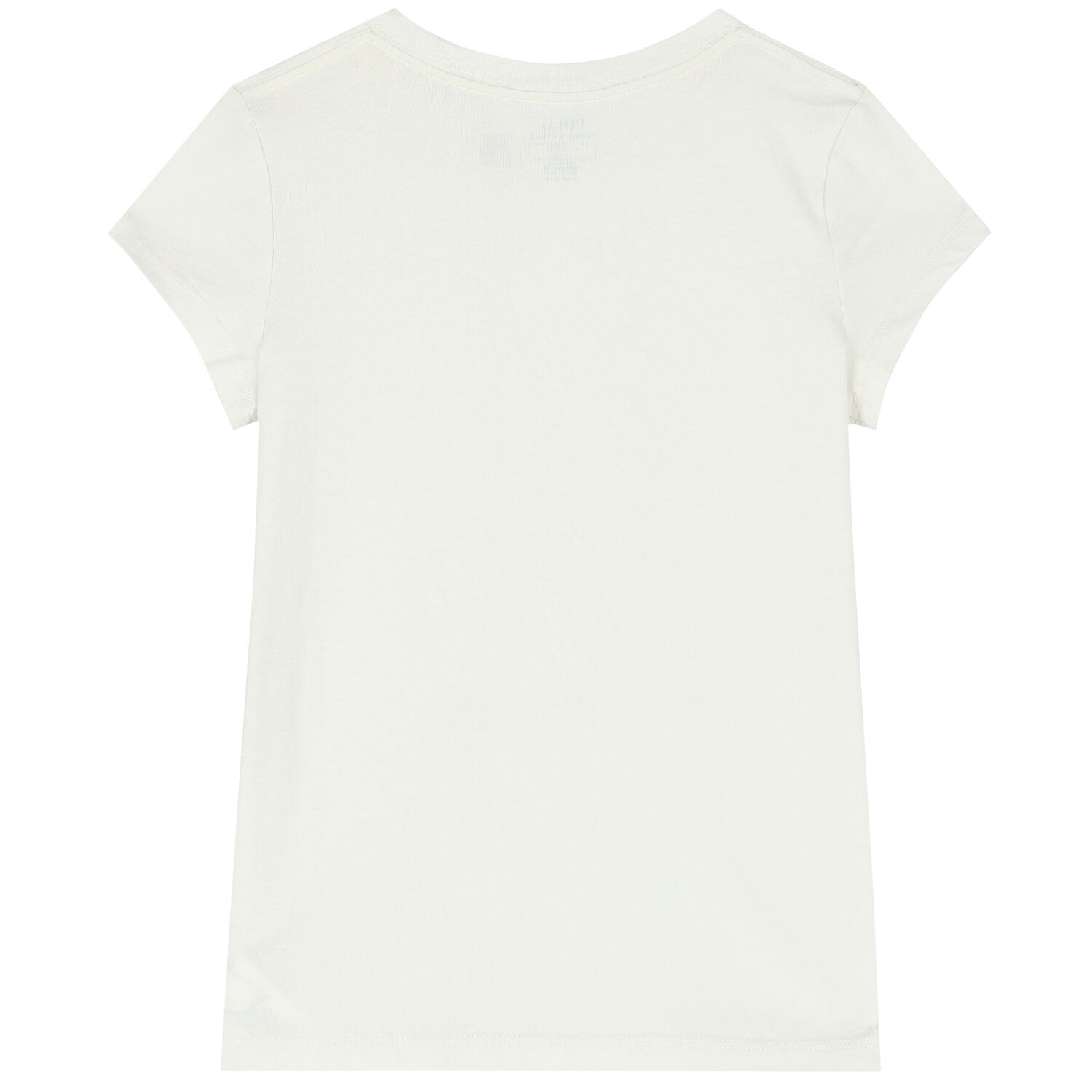 Girls White Bear Logo T-Shirt, 1, hi-res