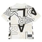 Boys White Logo Polo Shirt, 1, hi-res